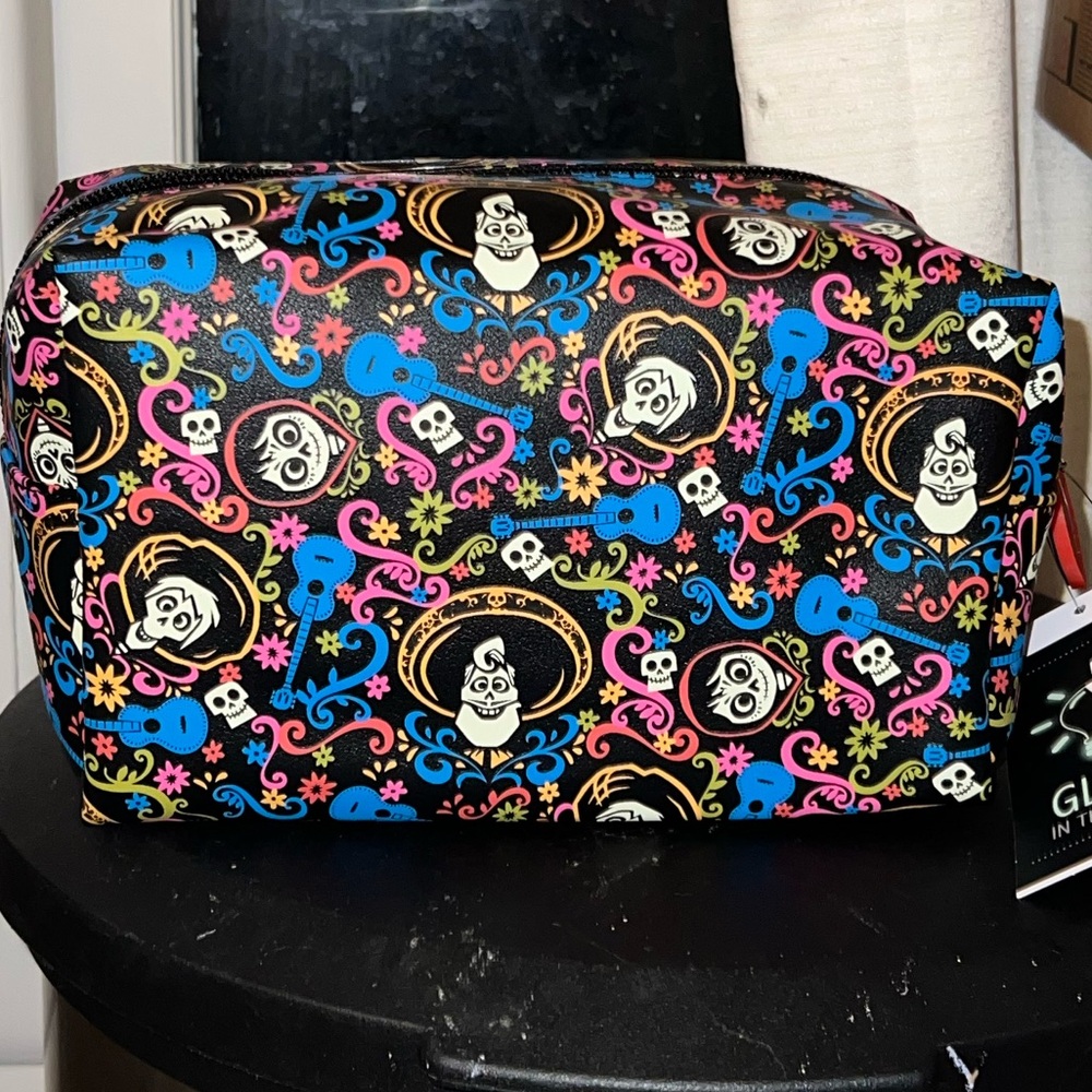 Disney Pixar Coco Glow in the Dark Cosmetics Bag